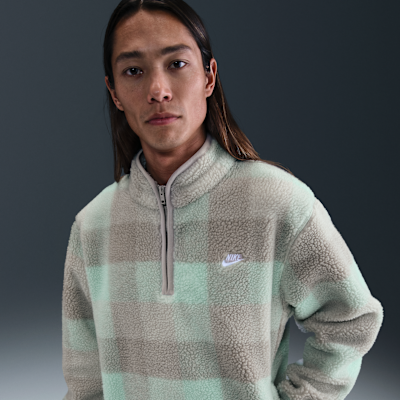 NIKE公式】ナイキ クラブ メンズ ウィンタライズド ハーフジップ